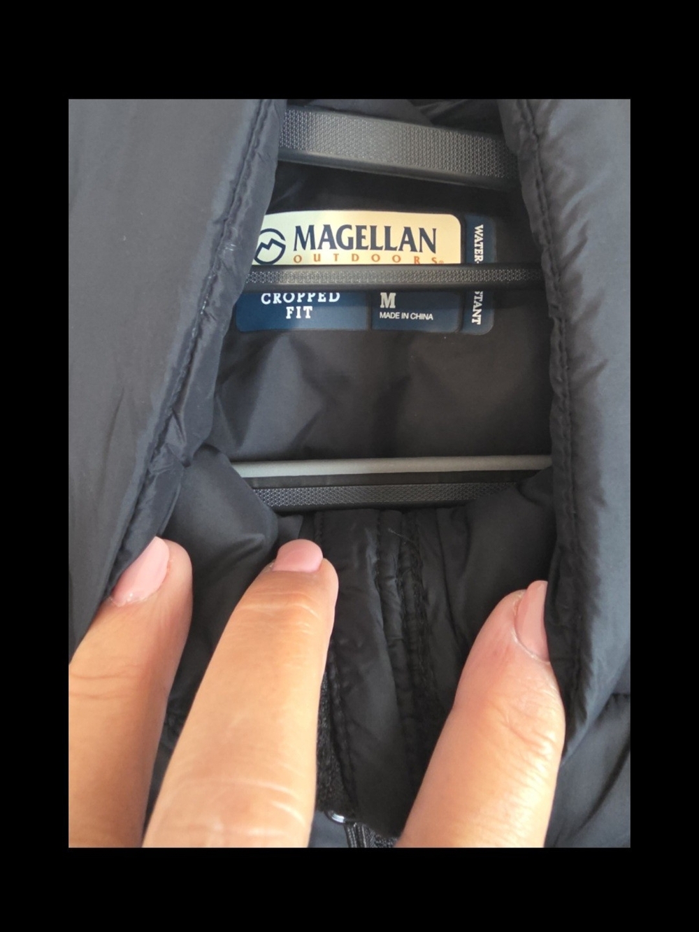 Magellan Outdoors Black Quilted Puffer Vest - Picture 3 of 3